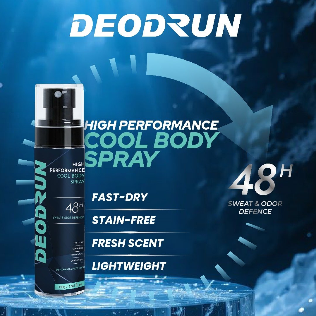 DEODRUN High Performance Body Deodorant and Antiperspirant Spray - Image 4