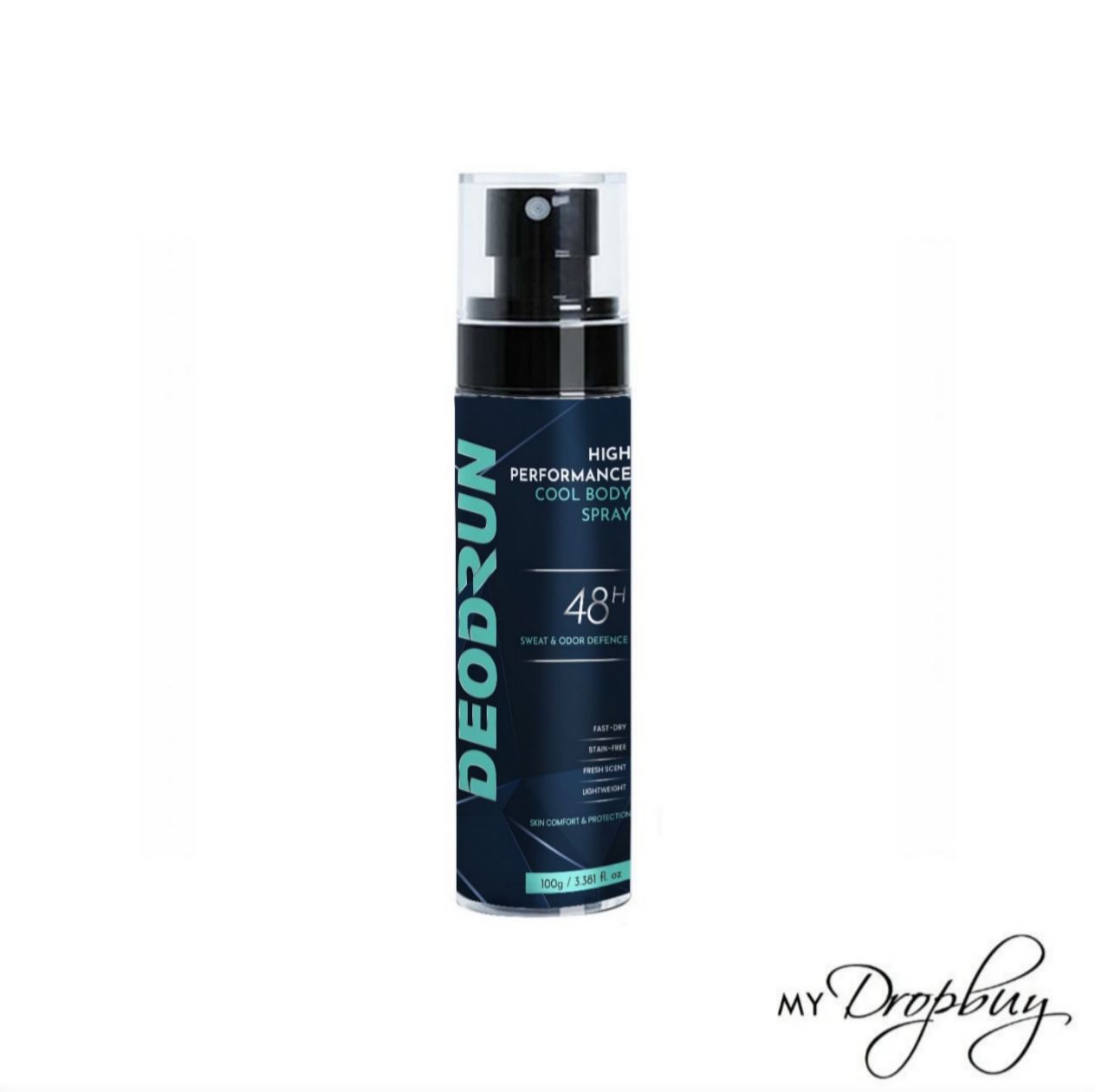 DEODRUN High Performance Body Deodorant and Antiperspirant Spray